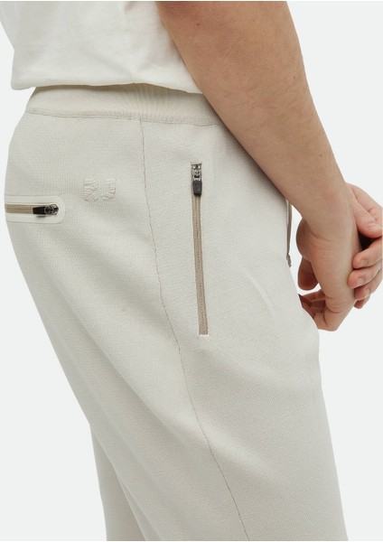 Bej Düz Örme Regular Fit Spor Bermuda modelleri