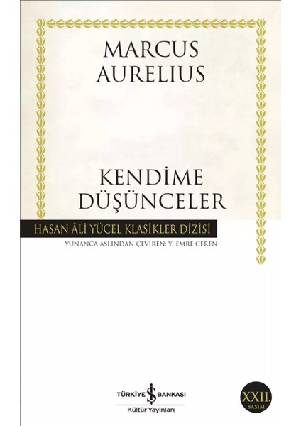 Kendime Düşünceler - Marcus Aurelius