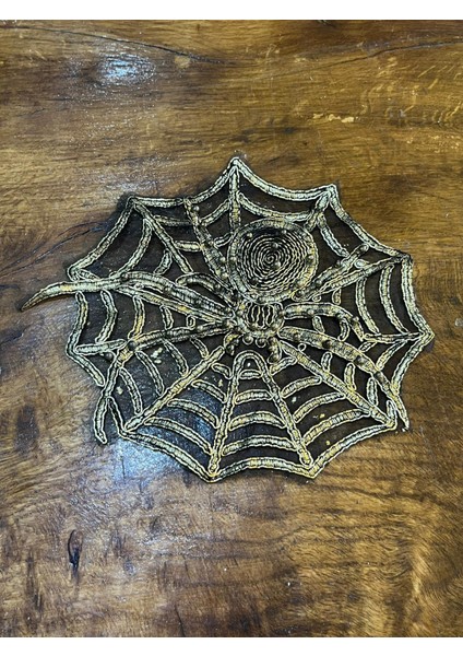 21X20 cm Varaklı Örümcek Ağı Arma Dikiş Giyim Aksesuarı fiyatları