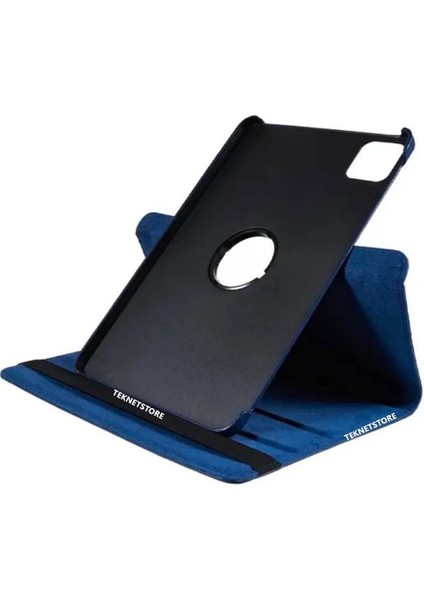 Ipad Air 13 Inç 2024 M2 Çip Uyumlu 360° Dönebilen Uyku Modlu Standlı Pu Deri Tablet Kapaklı Kılıf