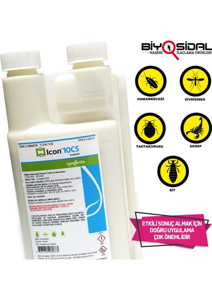 Icon 10 Cs 500 ml Genel Haşere ve Böcek Öldürücü