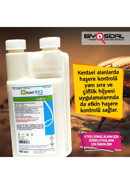 Icon 10 Cs 500 ml Genel Haşere ve Böcek Öldürücü