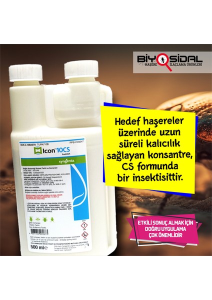 Icon 10 Cs 500 ml Genel Haşere ve Böcek Öldürücü