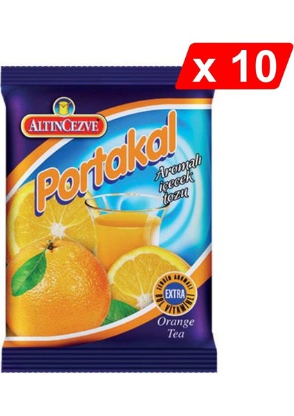 Portakal Aromalı Içecek Tozu 250 gr x 10'lu Paket