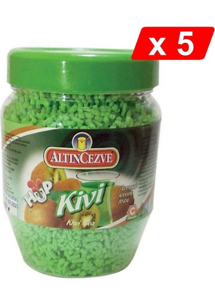 Granül Kivi Aromalı Içecek Tozu 300 gr x 5'li Paket