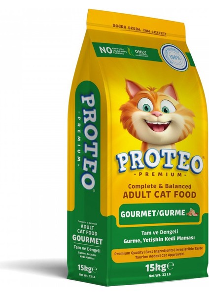 Gurme Yetişkin Kedi Maması 15 kg