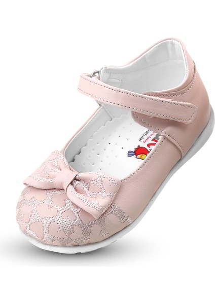 Kız Bebek Ortopedik Spor Babet Kaymaz Tabanlı İthal Deri 200 Pudra fırsatları