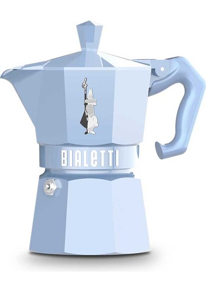 Moka Pot Exclusive 3 Cup Açık Mavi