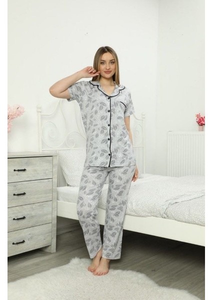 Kısa Kol Kadın Pijama Takımı