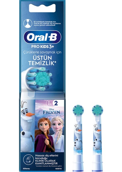 Şarjlı Diş Fırçası Yedek Başlığı Frozen 2 adet ürün