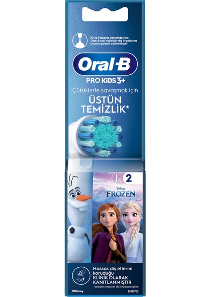 Şarjlı Diş Fırçası Yedek Başlığı Frozen 2 adet ürün