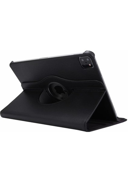 Ipad Pro 4. Nesil M2 2022 11 Inç Uyumlu 360° Dönebilen Uyku Modlu Standlı Pu Deri Kapaklı Kılıf