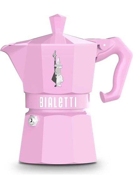 Moka Pot Exclusive 3 Cup Pembe