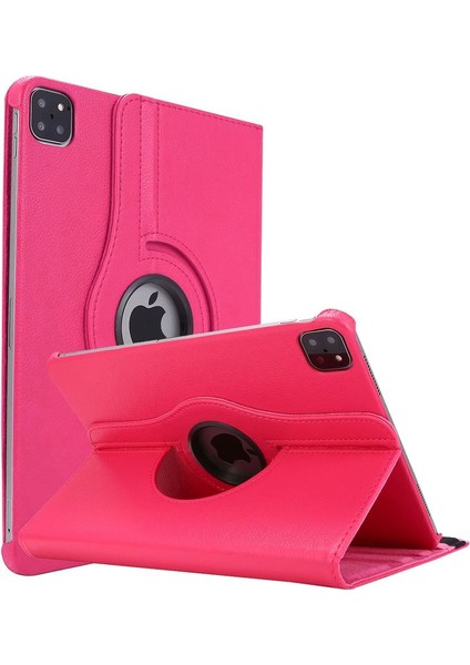 Ipad Pro 4. Nesil M2 2022 11 Inç Uyumlu 360° Dönebilen Uyku Modlu Standlı Pu Deri Kapaklı Kılıf