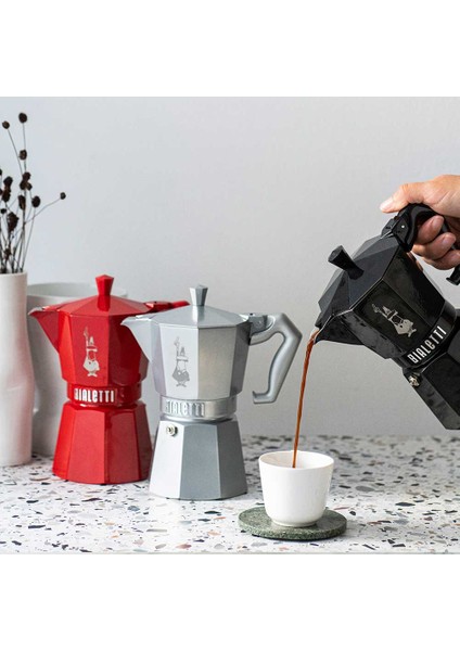 Moka Pot Exclusive 3 Cup Siyah