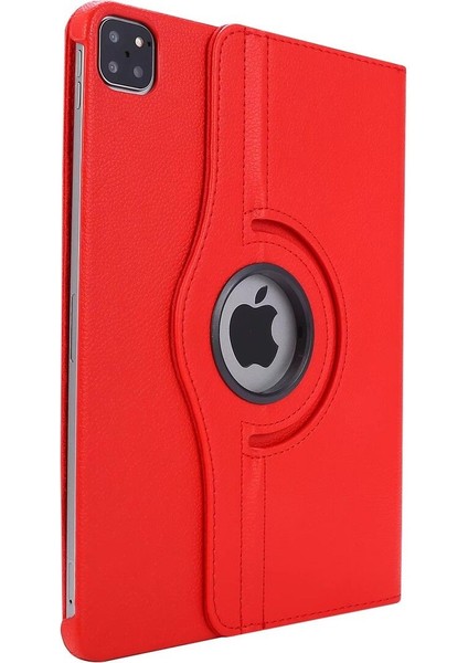 Ipad Pro 4. Nesil M2 2022 11 Inç Uyumlu 360° Dönebilen Uyku Modlu Standlı Pu Deri Kapaklı Kılıf