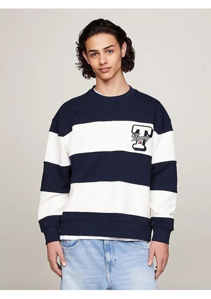 Tommy Hilfiger Tjm Rlx Cut & Sew Letter Crew