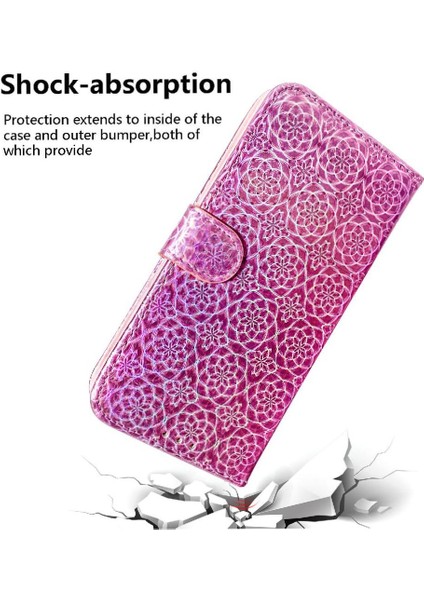 Xiaomi Poco M6 4g Için Flip Case Standı Tutucu Premium Pu Deri Glitter (Yurt Dışından)
