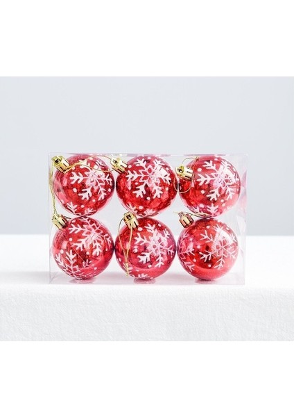 Noel Süsleri Kar Taneleri Noel Topları Tatil Dekorasyonu (Yurt Dışından)