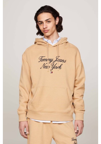 Prep Script Logo Embroidery Erkek SWETSHIRT-DM0DM18620AB0