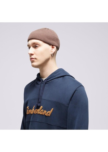 Cursive Hood Erkek Sweatshirt Lacivert