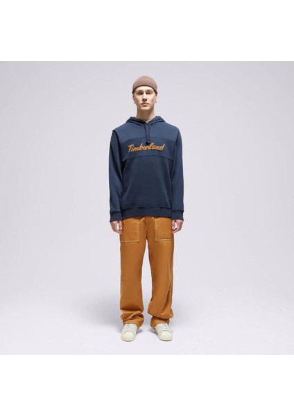 Cursive Hood Erkek Sweatshirt Lacivert modelleri