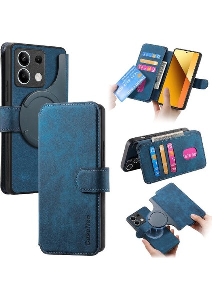 Xiaomi Redmi Not 13 Için Flip Case 5g Kart Standı Cüzdan Retro Mıknatıs (Yurt Dışından)