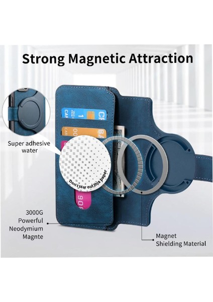 Xiaomi Redmi Not 13 Için Flip Case 5g Kart Standı Cüzdan Retro Mıknatıs (Yurt Dışından)