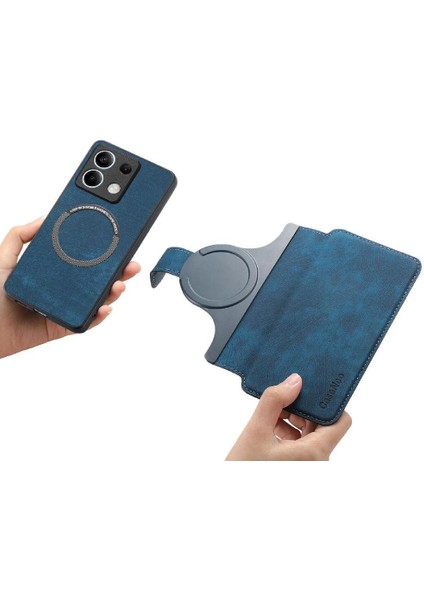 Xiaomi Redmi Not 13 Için Flip Case 5g Kart Standı Cüzdan Retro Mıknatıs (Yurt Dışından)