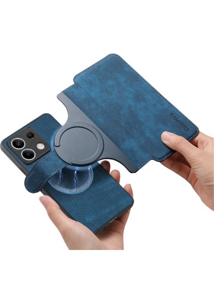 Xiaomi Redmi Not 13 Için Flip Case 5g Kart Standı Cüzdan Retro Mıknatıs (Yurt Dışından)