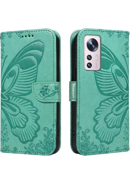 Xiaomi 12 Için Flip Case Yüksek Kalite Deri Ayrılabilir El Kayışı ile (Yurt Dışından)