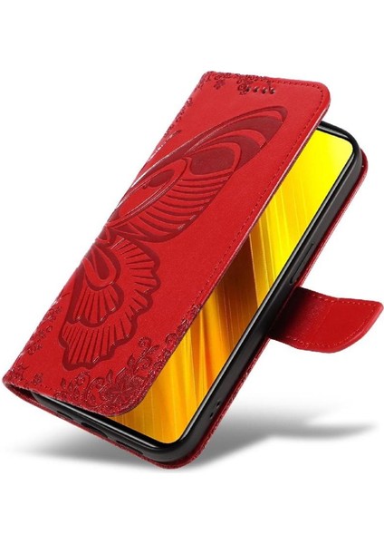 - 9117 Xiaomi Poco X3 Için Flip Case/x3 Pro/x3 Nfc Kart ile Ayrılabilir El Kayışı (Yurt Dışından)