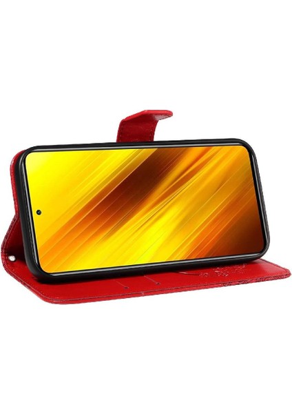 - 9117 Xiaomi Poco X3 Için Flip Case/x3 Pro/x3 Nfc Kart ile Ayrılabilir El Kayışı (Yurt Dışından)