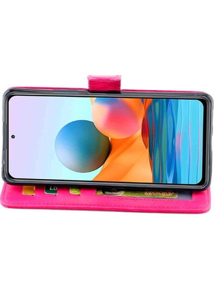 - 9117 Xiaomi Mi Not 10 Pro Pu Deri Kickstand Manyetik Kapatma Için Flip Case (Yurt Dışından)