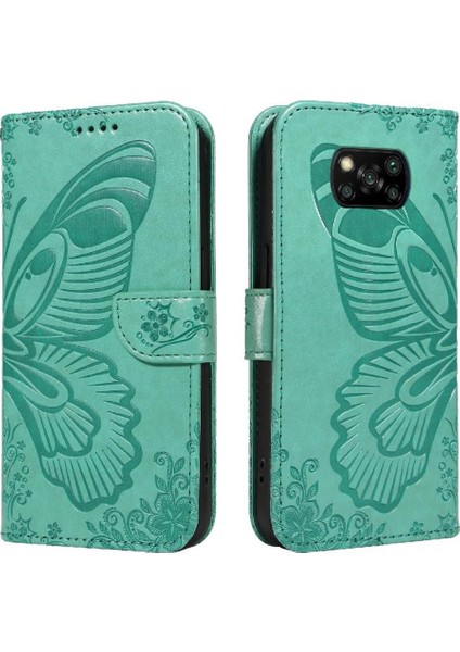 - 9117 Xiaomi Poco X3 Için Flip Case/x3 Pro/x3 Nfc Kart ile Ayrılabilir El Kayışı (Yurt Dışından)