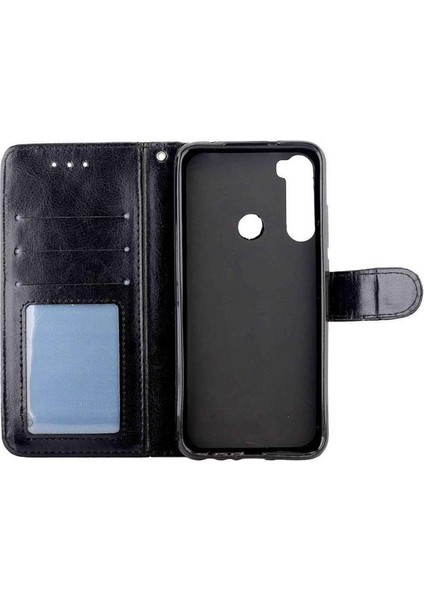 - 9117 Xiaomi Redmi Not 8 Için Flip Case Pu Deri Kickstand Manyetik Kapatma (Yurt Dışından)