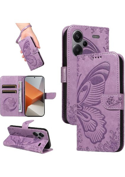 - 9117 Xiaomi Redmi Not Için Flip Case 13 Pro Artı 5g ile Yüksek Kaliteli Deri (Yurt Dışından)