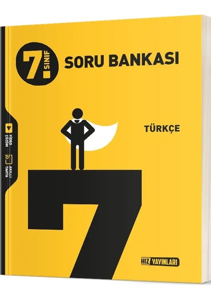 Hız Yayınları 7. Sınıf Türkçe Soru Bankası - Paragraf Soru Bankası 2'li Set