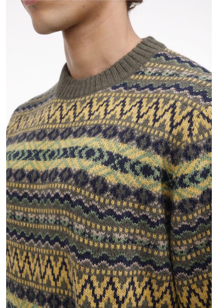 CM96341-027453 Kamuflaj Erkek Kazak indirimleri