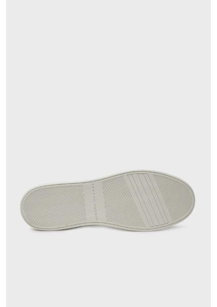 Logolu Deri Sneaker Ayakkabı Bayan Ayakkabı FW0FW08000 Tq6 fırsatları