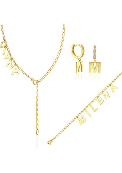 Isimli ve Harfli Takı Seti