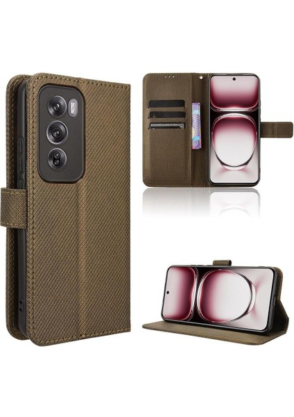- 17423 Oppo Oppo 12 Pro 5g Için Kılıf Kapak Manyetik Cüzdan Kickstand Kart Tutucu (Yurt Dışından)