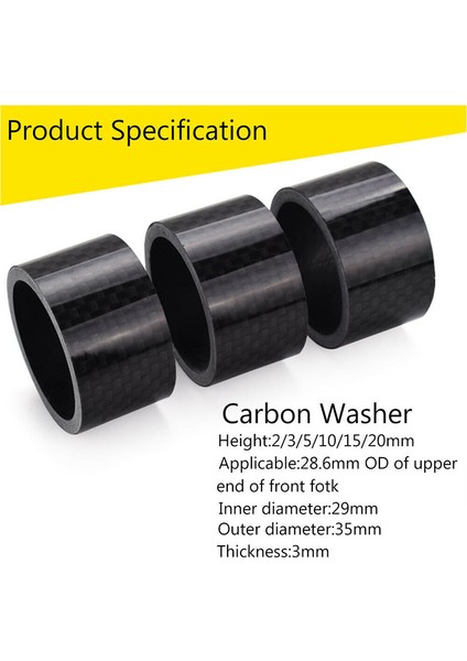 11PC Tarzı Bucklos Bisiklet Karbon Fiber Spacer mm Mtb Kulaklık Yıkama Çatal Tüp Spacer Dağ Bisikleti Aksesuarları (Yurt Dışından) fiyatları