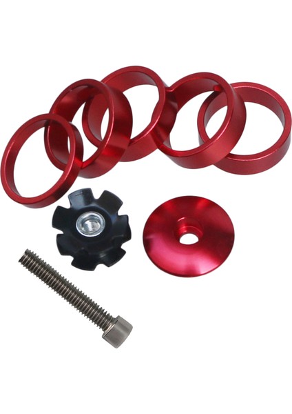 Kumral Stili Mtb Bisiklet Üst Tüp Kapak Vidası Kulaklık Spacer Kapak Bisiklet Ön Çatal Halka Paspayı Inç Bisiklet Kök Kulaklık Yıkayıcı Yıldız Somunu (Yurt Dışından) indirimleri