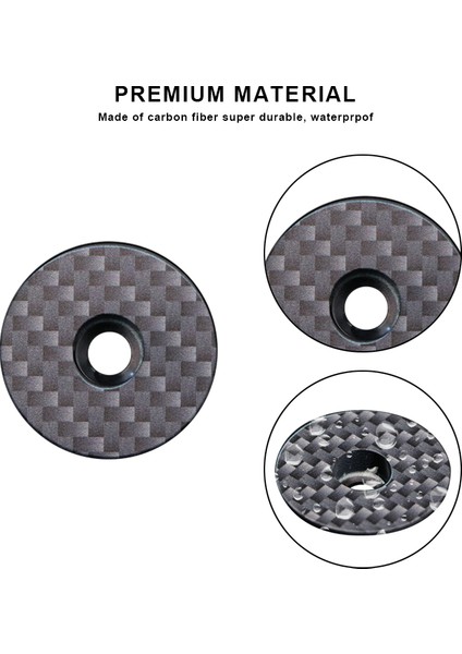 Siyah Stil Bisiklet Kase Kapağı Karbon Fiber Kulaklık Kök Üst Kapağı Dağ Yol Bisikleti Superlight Çatal Tüp Kulaklık Kapağı Cıvata Bisiklet Parçaları (Yurt Dışından) indirimleri