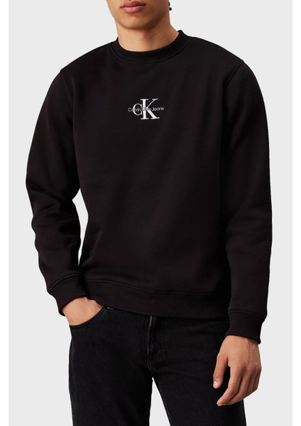 Calvin Klein Pamuklu Sweat J30J325630BEH Erkek Sweat J30J325630 Beh