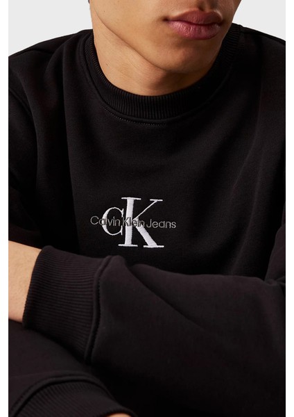 Calvin Klein Pamuklu Sweat J30J325630BEH Erkek Sweat J30J325630 Beh