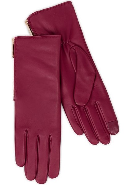 Womens Zipped Gloves