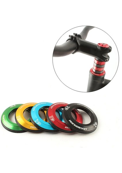 Yeşil Stil Çap Bisiklet Kulaklık Kapağı Evrensel Mtb Dağ Bisikleti Üst Kabuk Düz Kapak C Metal O-Ring Contası Bisiklet Parçaları (Yurt Dışından) fırsatları