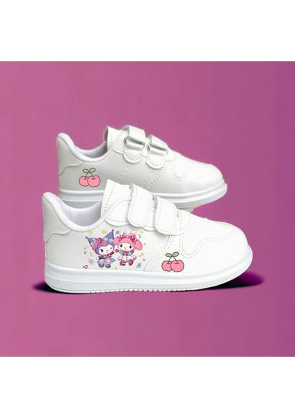 Tatlı Kuromikli Melodik Baskılı Sneaker Kız Çocuk Spor Ayakkabı fiyatları